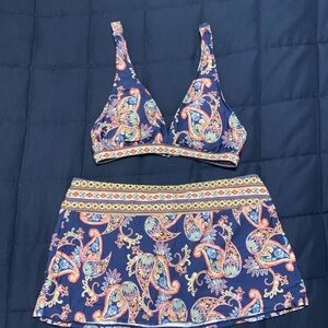 Alex Marie 2 pc skirted swimsuit